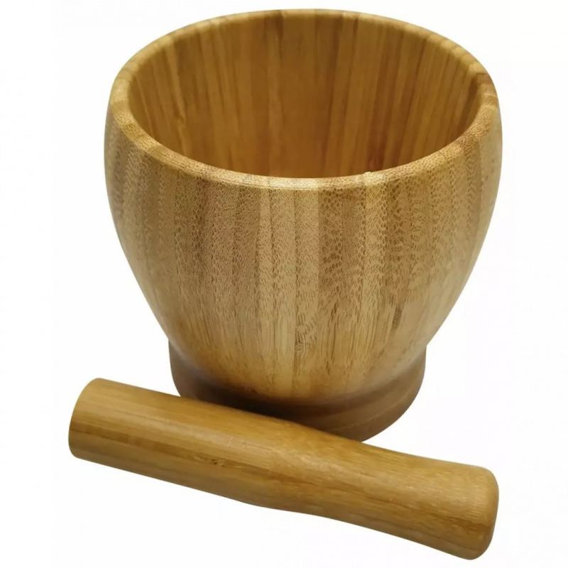 KUCHENNY MOŹDZIERZ BAMBUSOWY 9cm KINGHOFF KH-1616 - obrazek 5