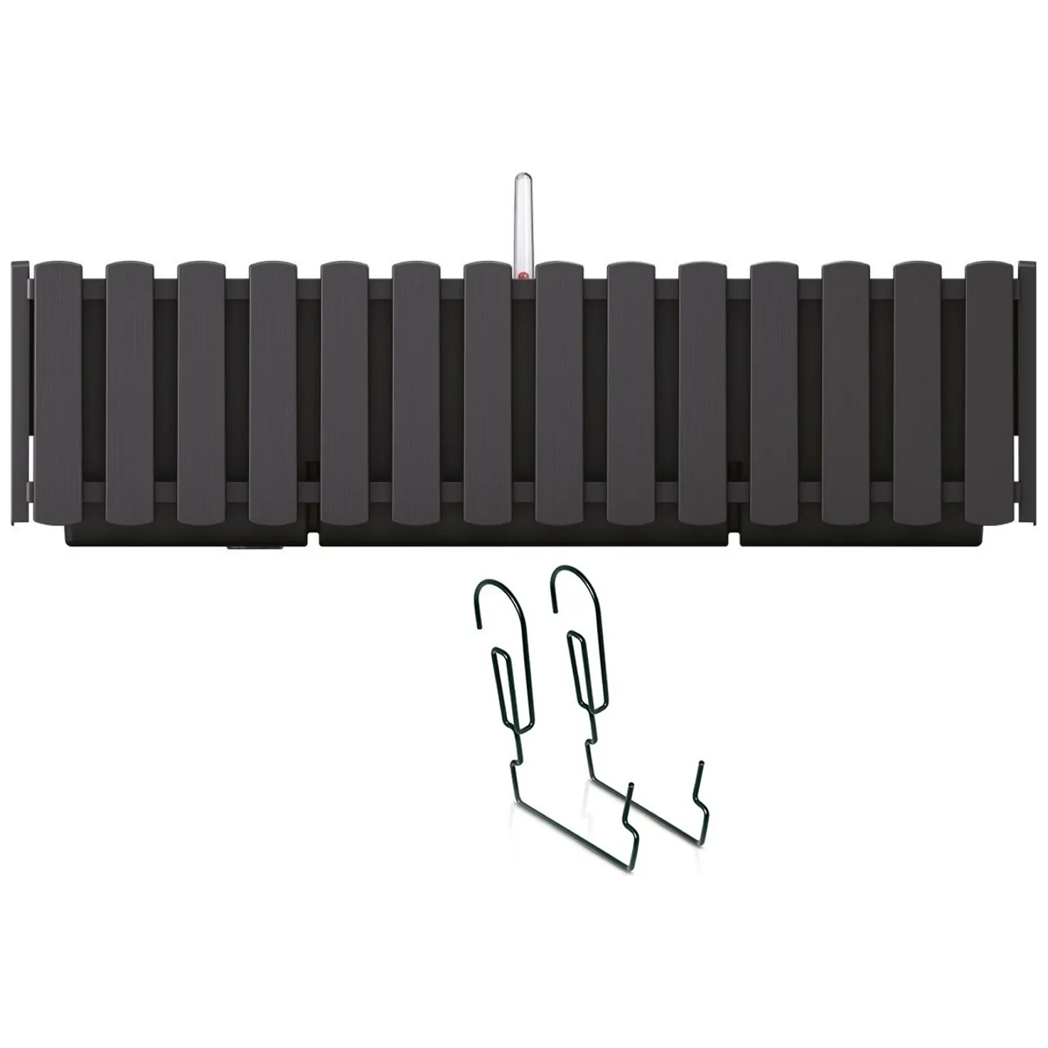 Skrzynka balkonowa z hakami Boardee Fencycase DDEF600W antracyt