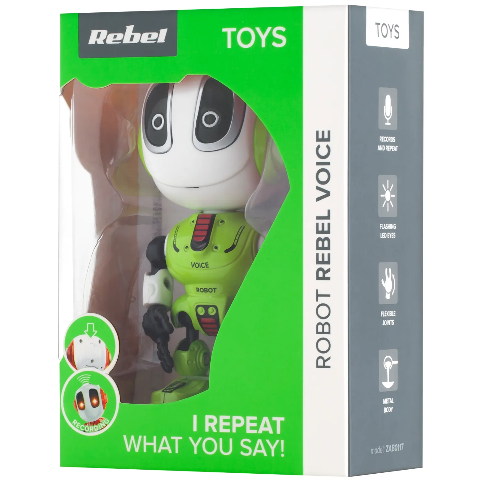 Robot REBEL VOICE GREEN - obrazek 5