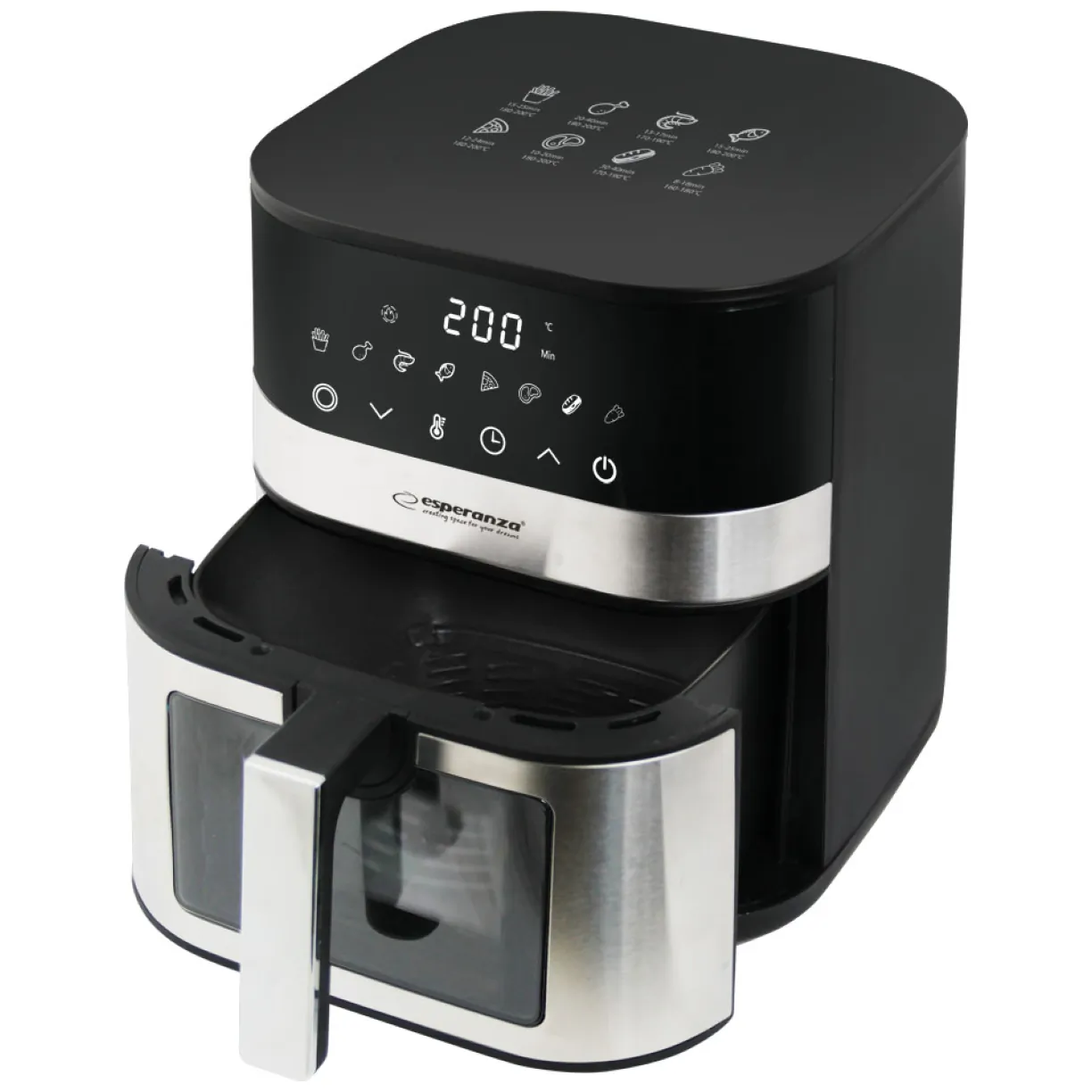 EKA003 Esperanza frytkownica beztłuszczowa pesce alla griglia 5l 1400w - obrazek 3