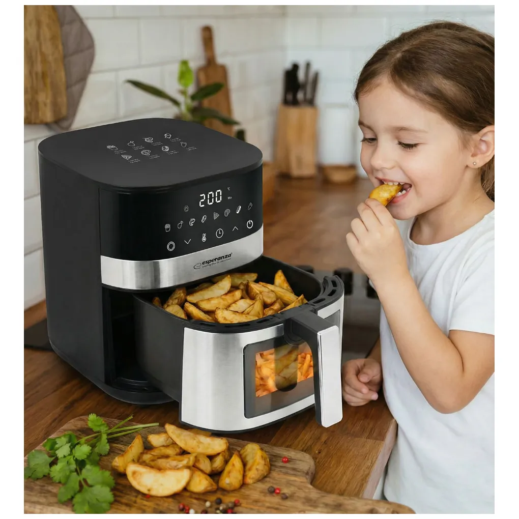 EKA003 Esperanza frytkownica beztłuszczowa pesce alla griglia 5l 1400w - obrazek 7
