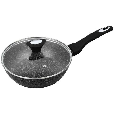 PATELNIA GRANITOWA 28cm KLAUSBERG KB-7296 GŁĘBOKA