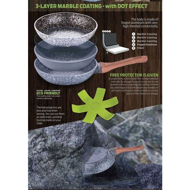 PATELNIA GRANITOWA 30cm BERLINGER HAUS FOREST LINE BH-1194 - obrazek 4