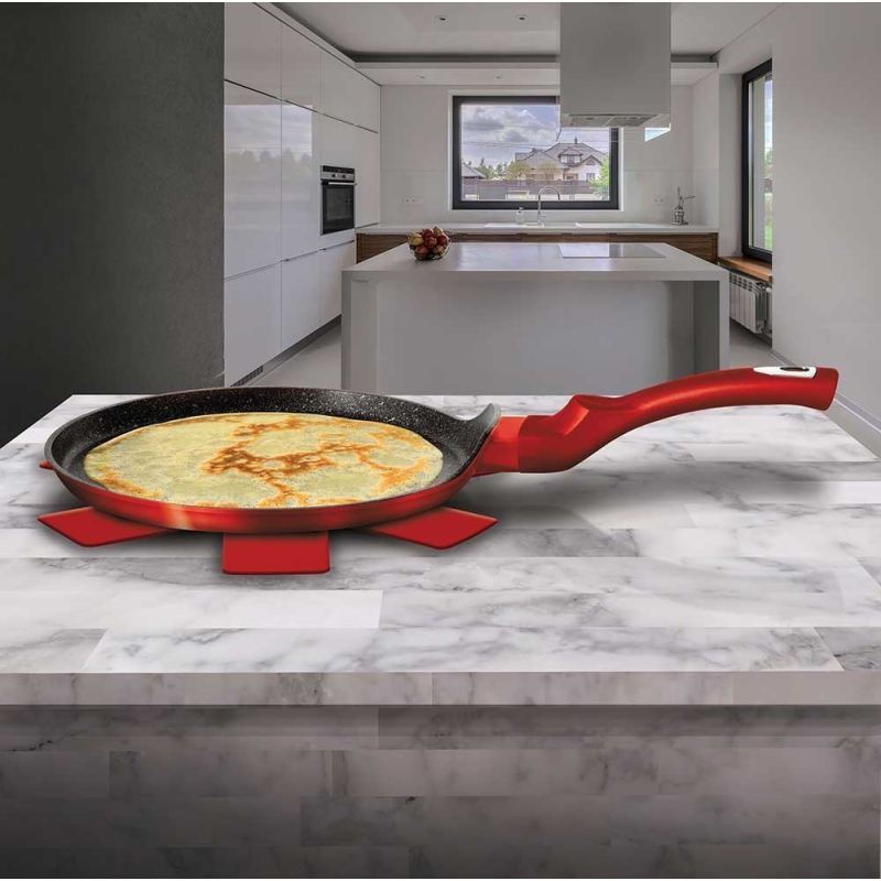 PATELNIA GRANITOWA DO NALEŚNIKÓW 25cm BERLINGER HAUS RED METALLIC LINE BH-1272 - obrazek 4