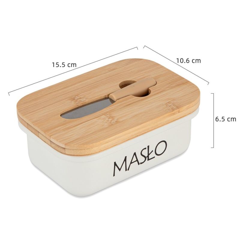 MASELNICZKA STALOWA Z NOŻYKIEM DO SMAROWANIA E-6302 - obrazek 5