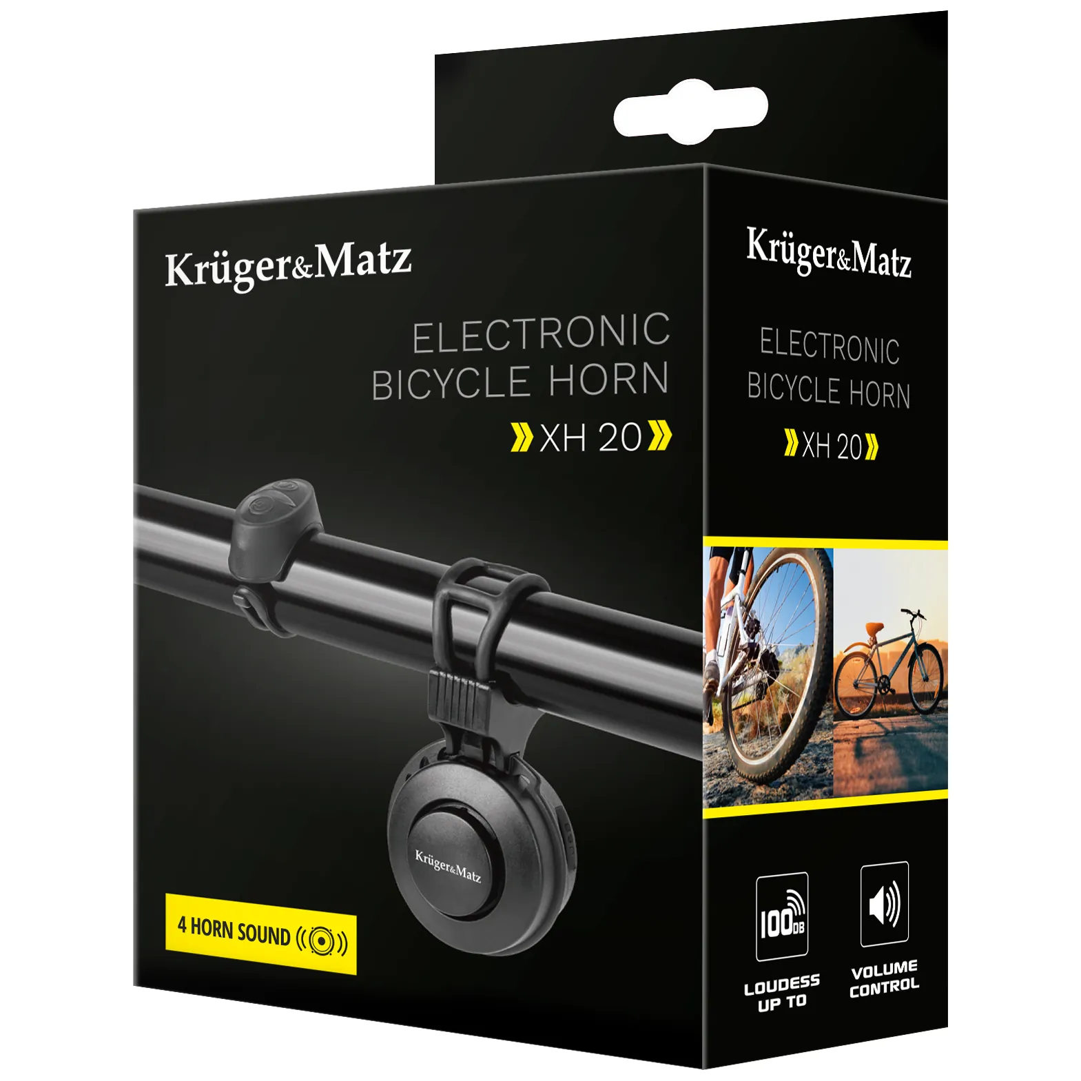 Elektryczny dzwonek rowerowy Kruger&Matz XH20 - obrazek 7