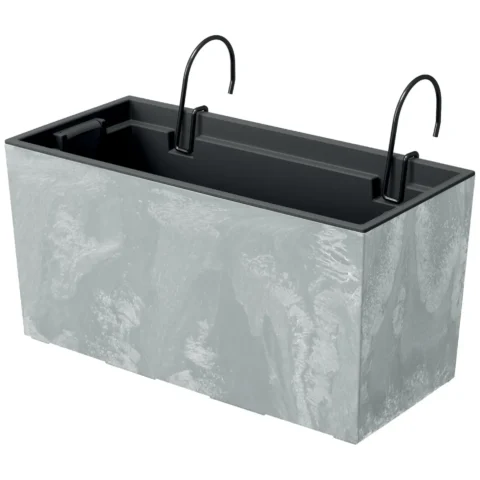 Doniczka z hakami Urbi Case Beton Effect DUC400EW beton