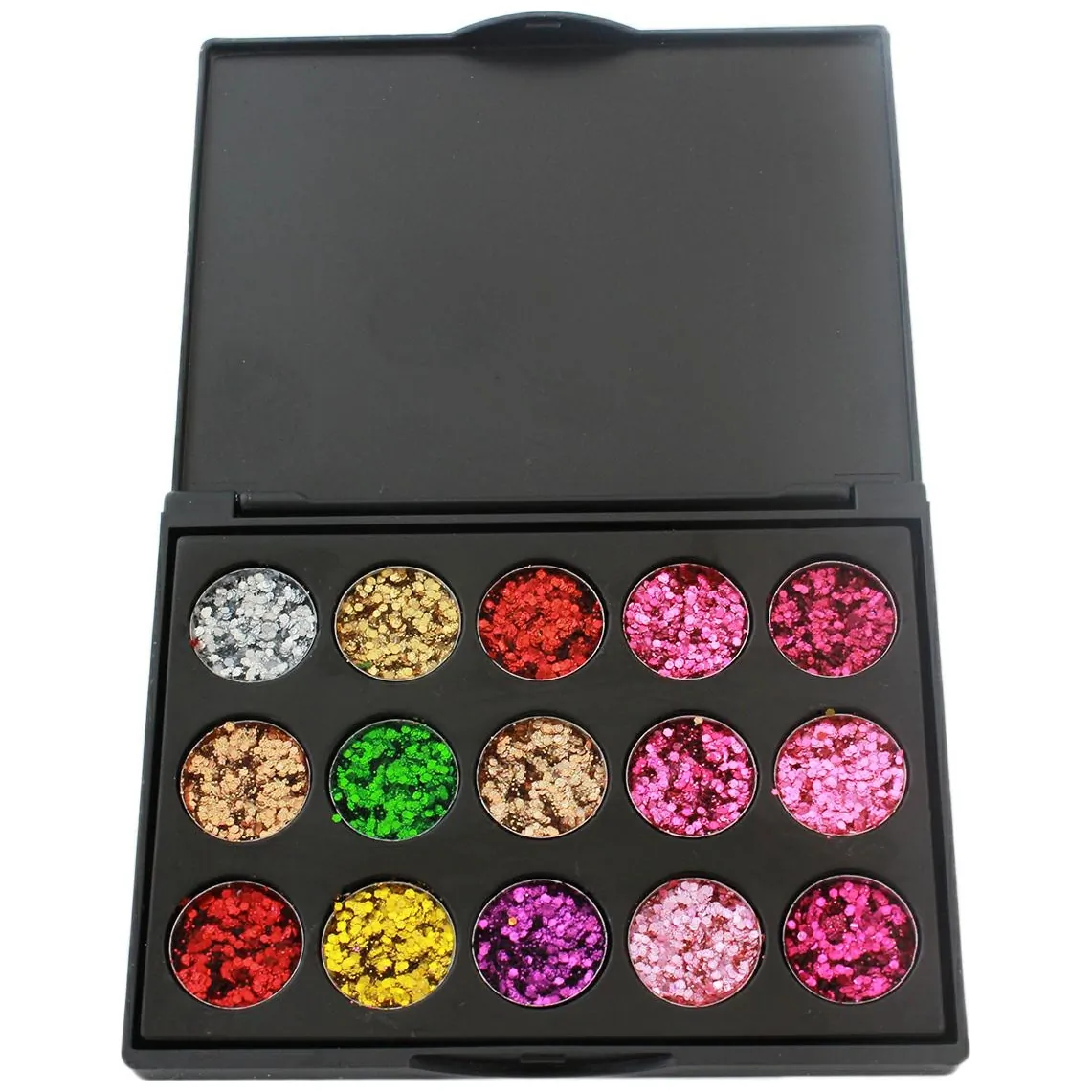 AG861 Paleta cieni 15 kol. brokat
