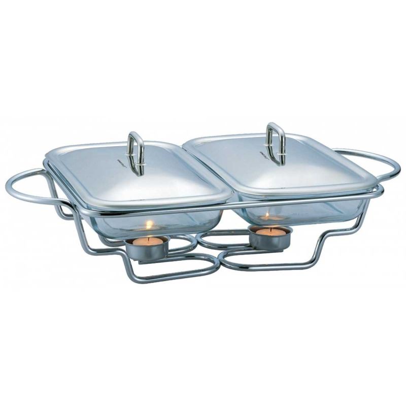 PODGRZEWACZ ŻAROODPORNY STOŁOWY 2x1,6L KINGHOFF KH-1412