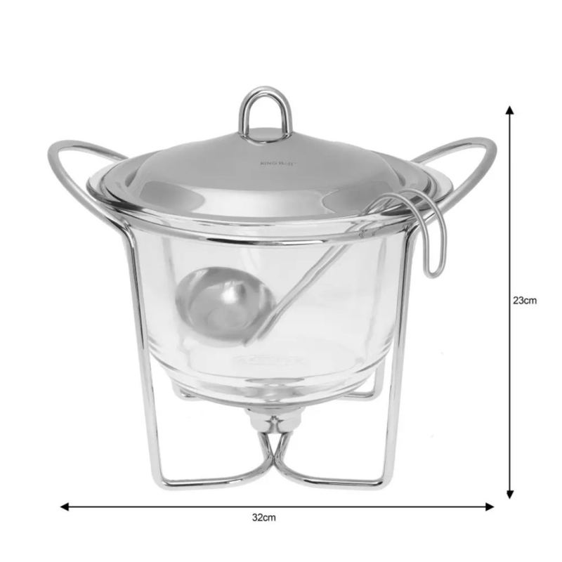 PODGRZEWACZ ŻAROODPORNY WAZA 4,1L KINGHOFF KH-1413 - obrazek 4