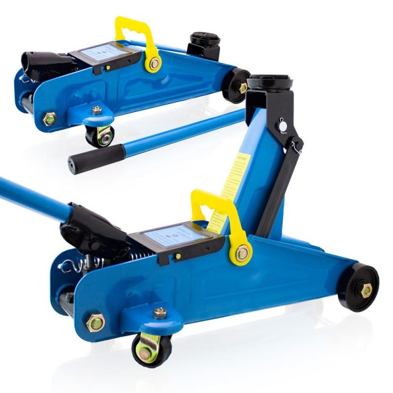 Podnośnik Hydrauliczny BITUXX 2T Lewarek Warsztatowy 12,5-33 cm Niebieski - obrazek 7