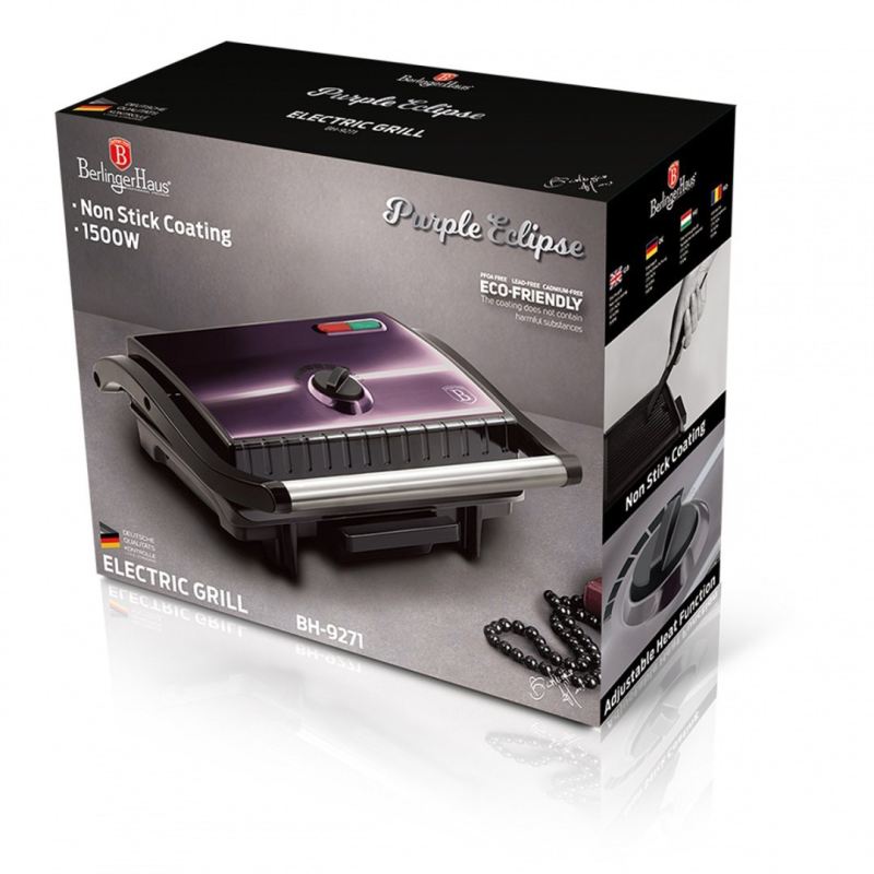 GRILL ELEKTRYCZNY OPIEKACZ BERLINGER HAUS BH-9271 - obrazek 5