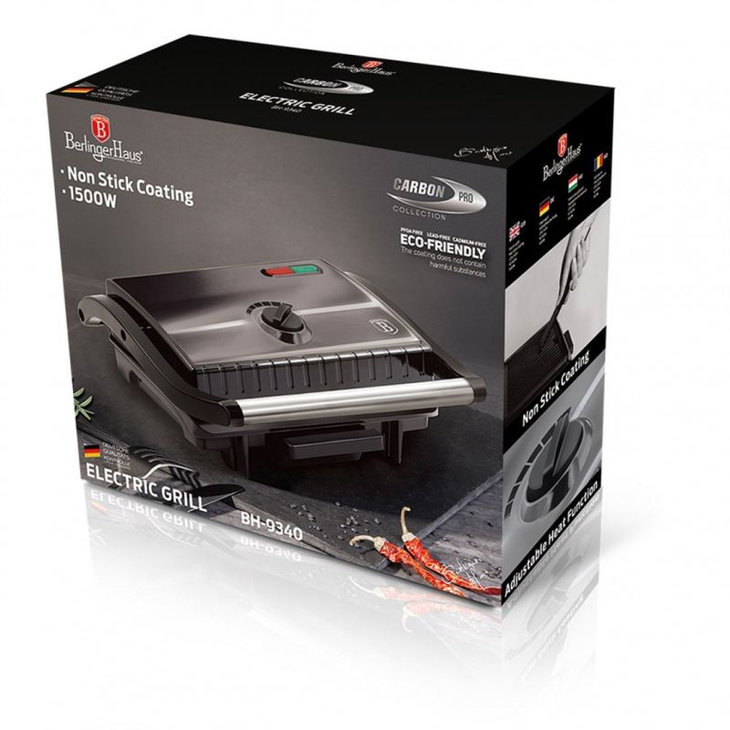 GRILL ELEKTRYCZNY OPIEKACZ BERLINGER HAUS BH-9340 - obrazek 5