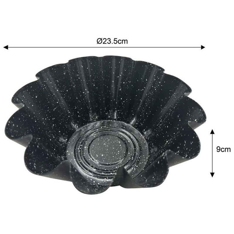 GRANITOWA FORMA BLACHA DO PIECZENIA BABKI 23,5cm KLAUSBERG KB-7837 - obrazek 12