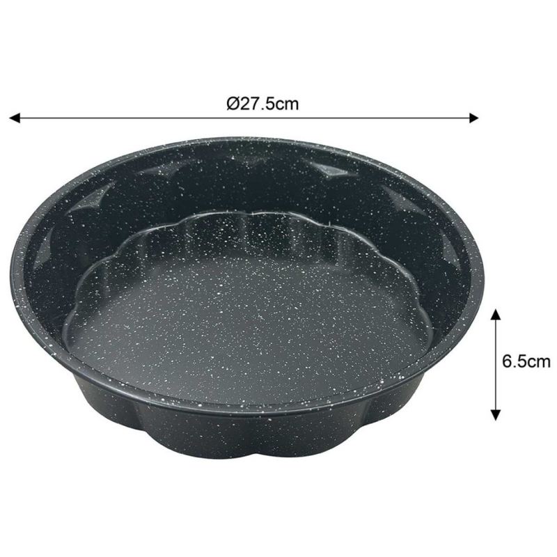 GRANITOWA FORMA BLACHA DO PIECZENIA CIAST 27,5cm KLAUSBERG KB-7838 - obrazek 7