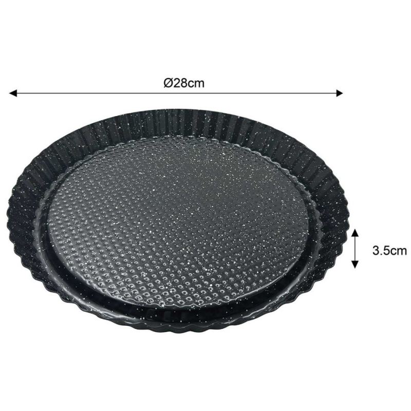 GRANITOWA FORMA BLACHA DO PIECZENIA TARTY 28cm KLAUSBERG KB-7836 - obrazek 9