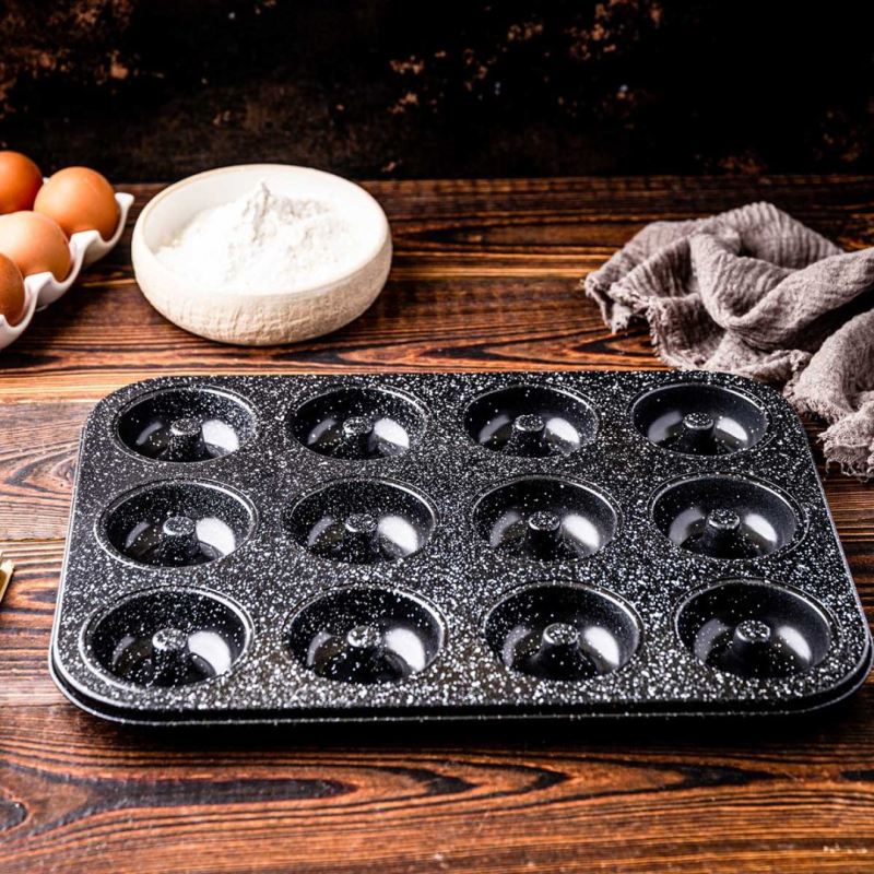 GRANITOWA FORMA DO PIECZENIA 12 PĄCZKÓW DONUT KLAUSBERG KB-7841 - obrazek 4