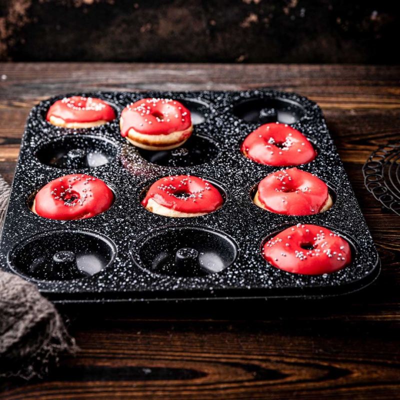 GRANITOWA FORMA DO PIECZENIA 12 PĄCZKÓW DONUT KLAUSBERG KB-7841 - obrazek 6