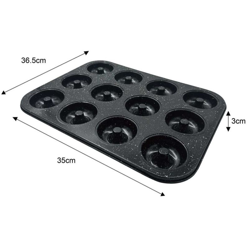 GRANITOWA FORMA DO PIECZENIA 12 PĄCZKÓW DONUT KLAUSBERG KB-7841 - obrazek 7