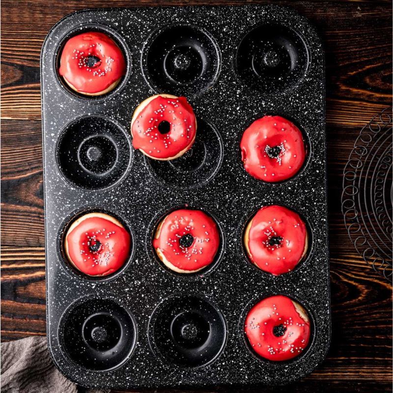 GRANITOWA FORMA DO PIECZENIA 12 PĄCZKÓW DONUT KLAUSBERG KB-7841 - obrazek 8