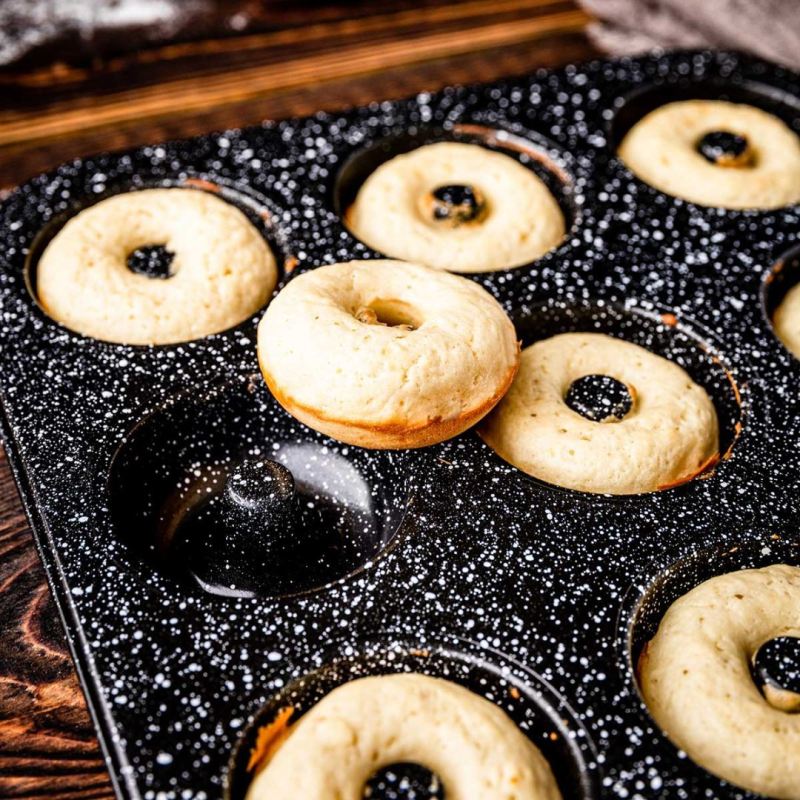 GRANITOWA FORMA DO PIECZENIA 6 PĄCZKÓW DONUT KLAUSBERG KB-7840 - obrazek 5