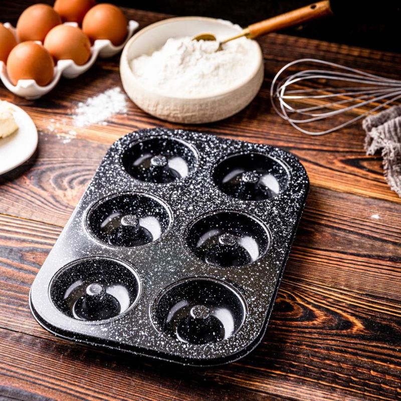 GRANITOWA FORMA DO PIECZENIA 6 PĄCZKÓW DONUT KLAUSBERG KB-7840 - obrazek 9