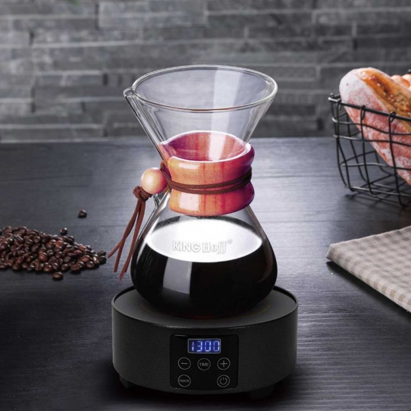 SZKLANY ZAPARZACZ DO KAWY 400ml KINGOFF KH-1638 - obrazek 3