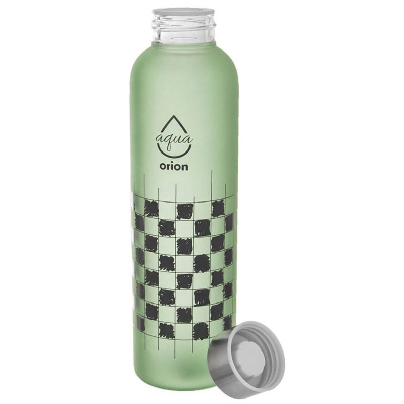 SZKLANA BUTELKA NA WODĘ 600ml 143761 ZIELONA - obrazek 3