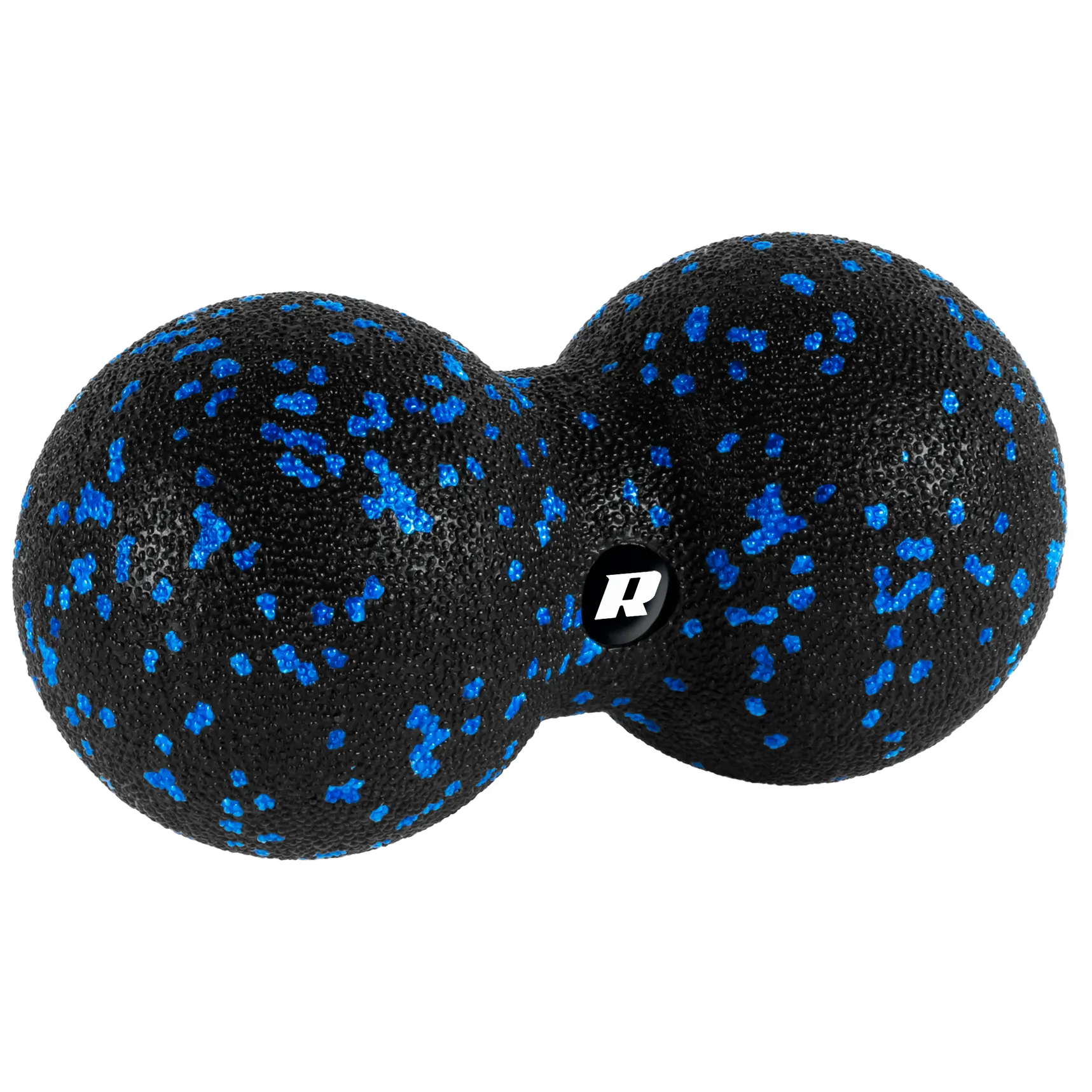 Zestaw wałek do masażu, mini roller, 2 piłki, 2 duoball-e , 6 elementów, kolor czarno-niebieski, materiał EPP, REBEL ACTIVE - obrazek 6