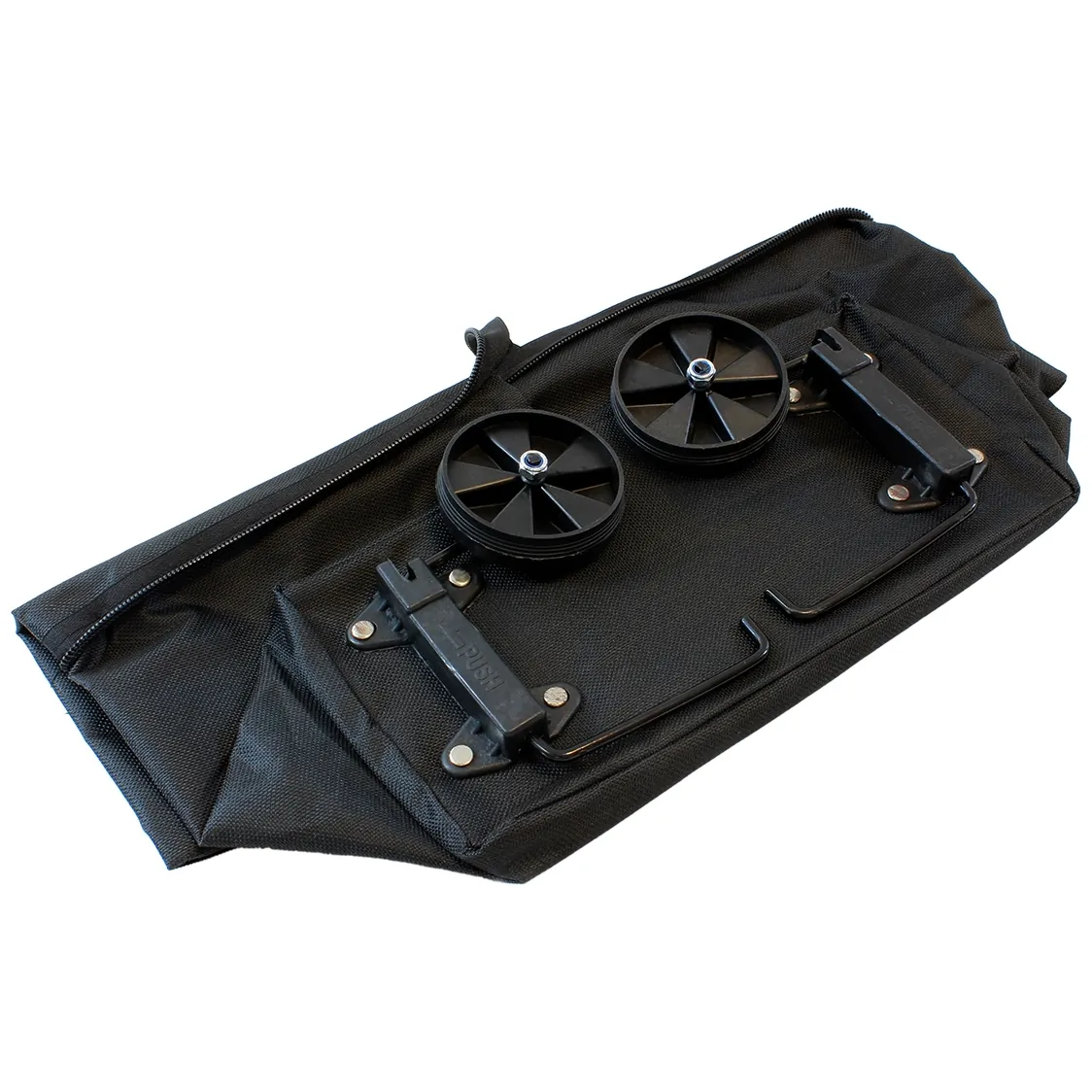 AG392B Składana torba na kółkach black - obrazek 6
