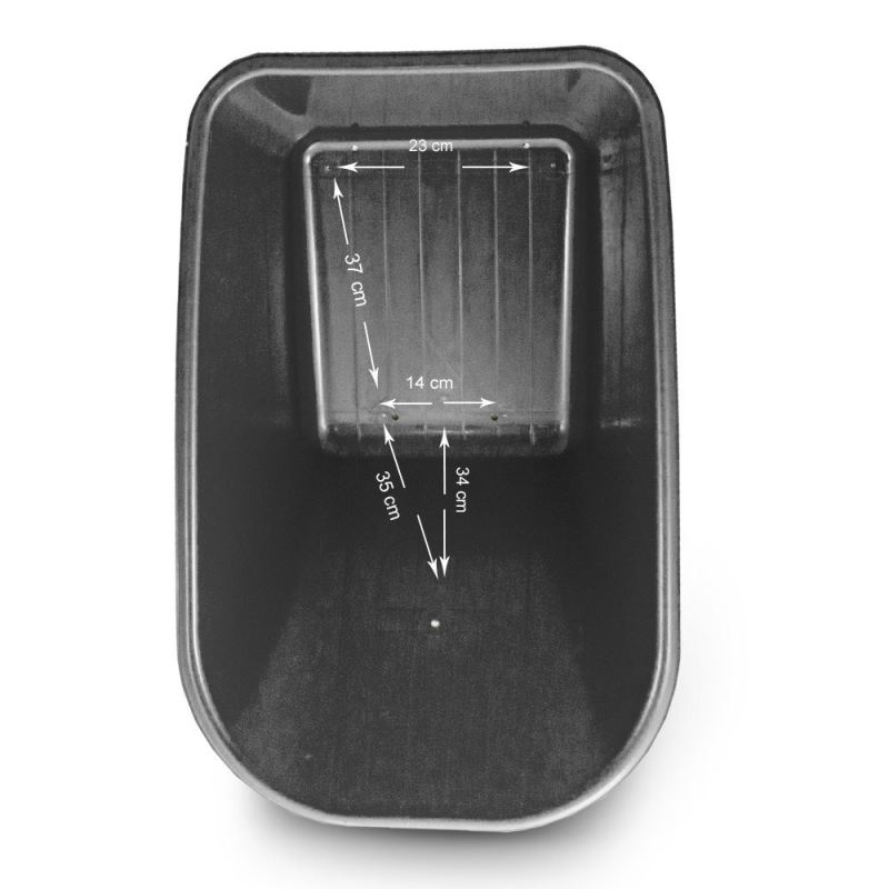 Misa do Taczki 100L Plastikowa Koryto PVC Udźwig 250kg Wymienna - obrazek 2