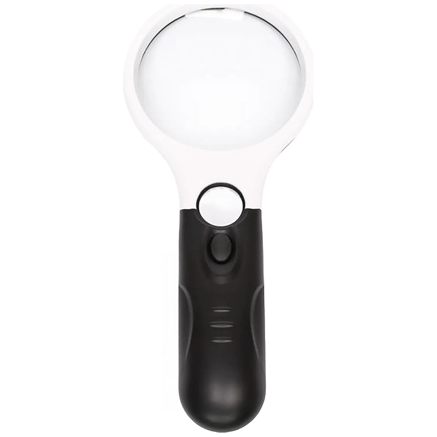 Lupa ręczna podświetlana Lupa ręczna LR-4 75mm, 3x 22mm, 45x z podświetleniem LED /312774/ - obrazek 2