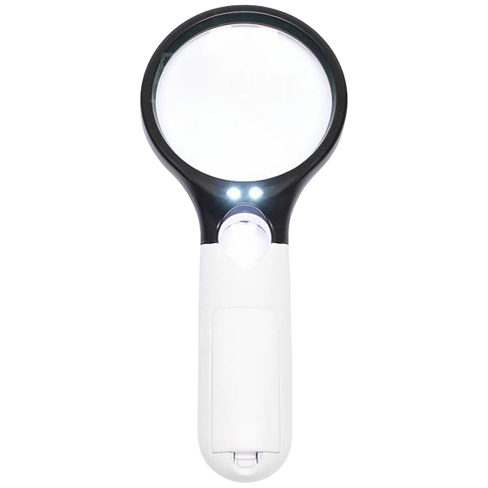 Lupa ręczna podświetlana Lupa ręczna LR-4 75mm, 3x 22mm, 45x z podświetleniem LED /312774/ - obrazek 3