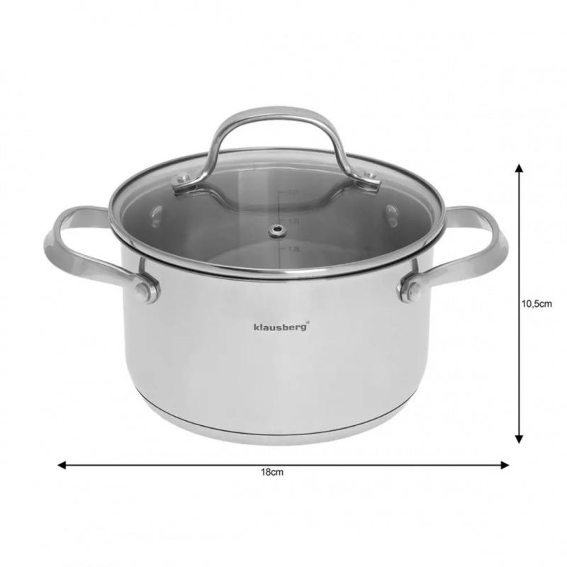 KLAUSBERG GARNEK Z POKRYWĄ 2,5 L KB-7212 - obrazek 4
