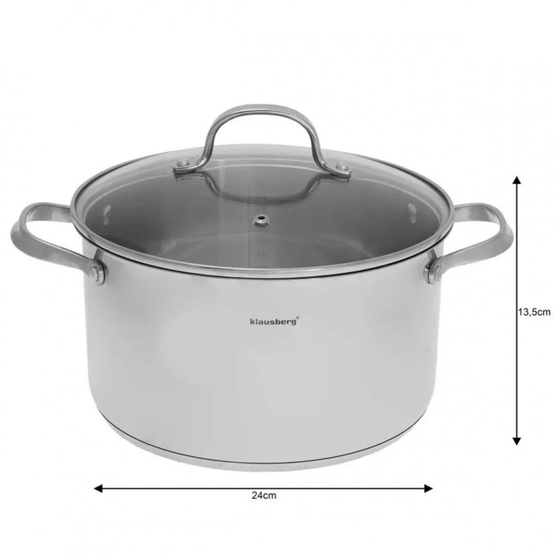 KLAUSBERG GARNEK Z POKRYWĄ 5,9 L KB-7214 - obrazek 3