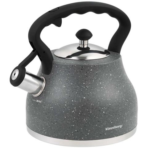 CZAJNIK Z GWIZDKIEM KLAUSBERG 2,7L KB-7449