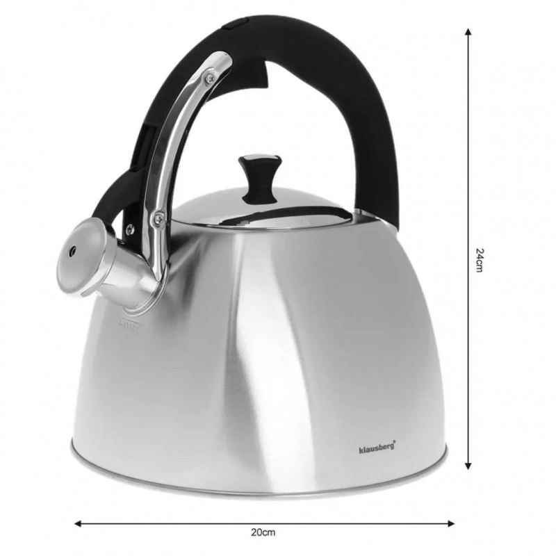 CZAJNIK Z GWIZDKIEM KLAUSBERG 3L KB-7015 - obrazek 3