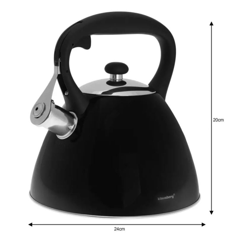 CZAJNIK Z GWIZDKIEM KLAUSBERG 3L KB-7208 - obrazek 3
