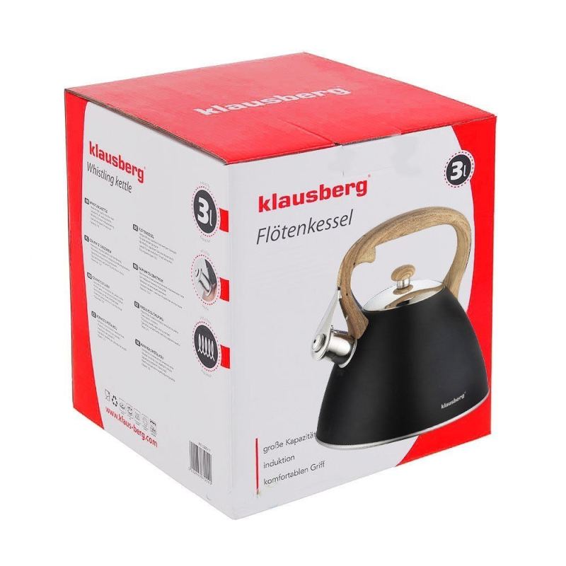 CZAJNIK Z GWIZDKIEM KLAUSBERG 3L KB-7262 - obrazek 3