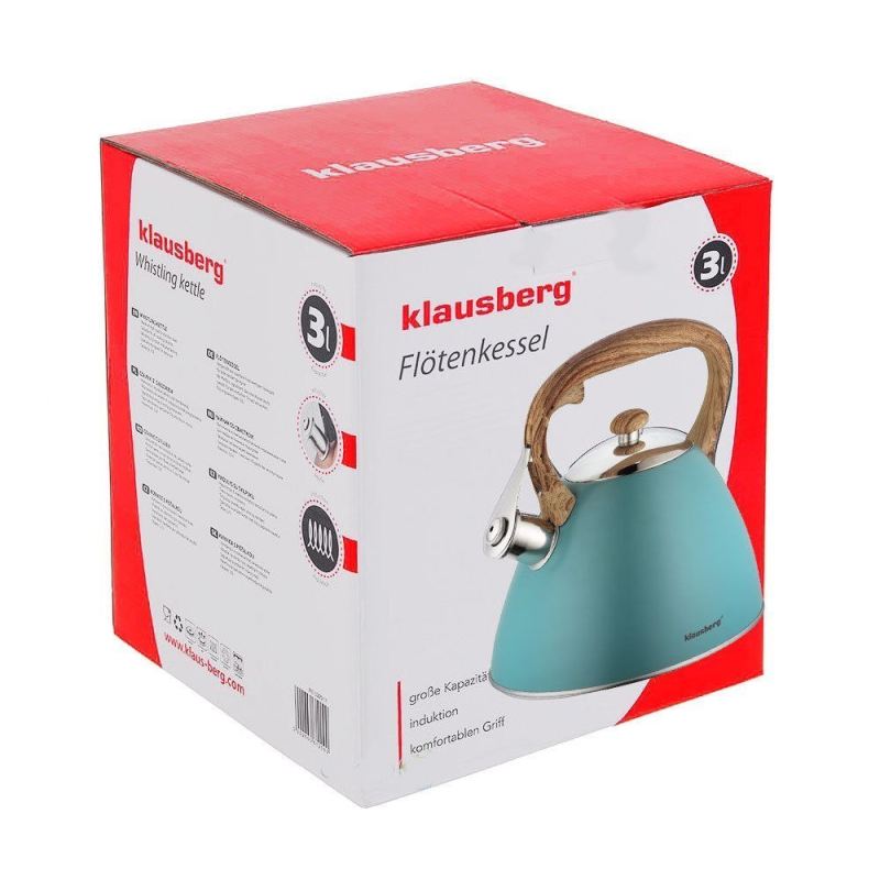 CZAJNIK Z GWIZDKIEM KLAUSBERG 3L KB-7263 - obrazek 2