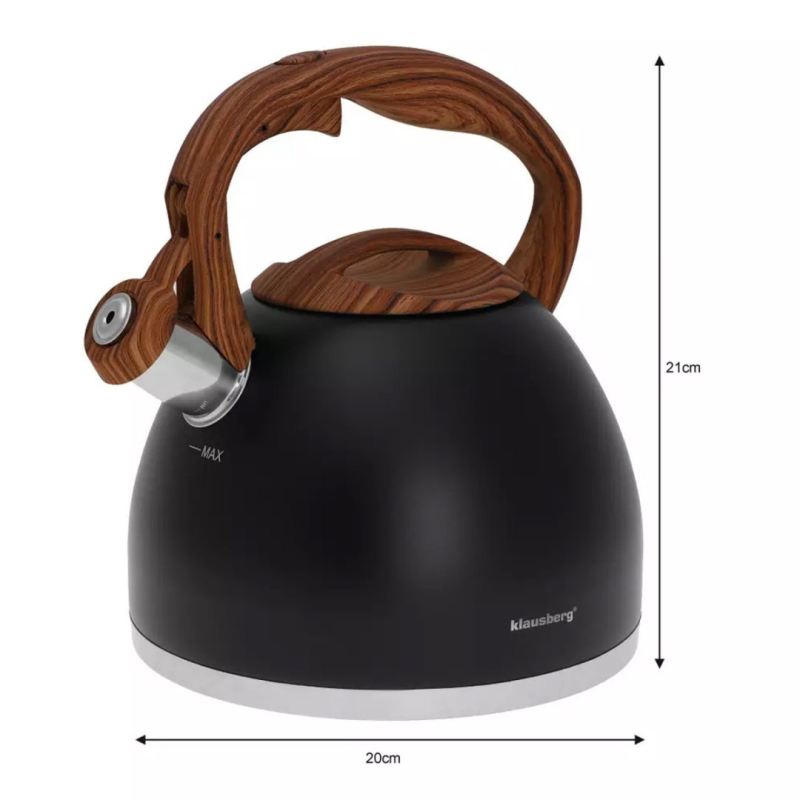 CZAJNIK Z GWIZDKIEM KLAUSBERG 3L KB-7450 - obrazek 4