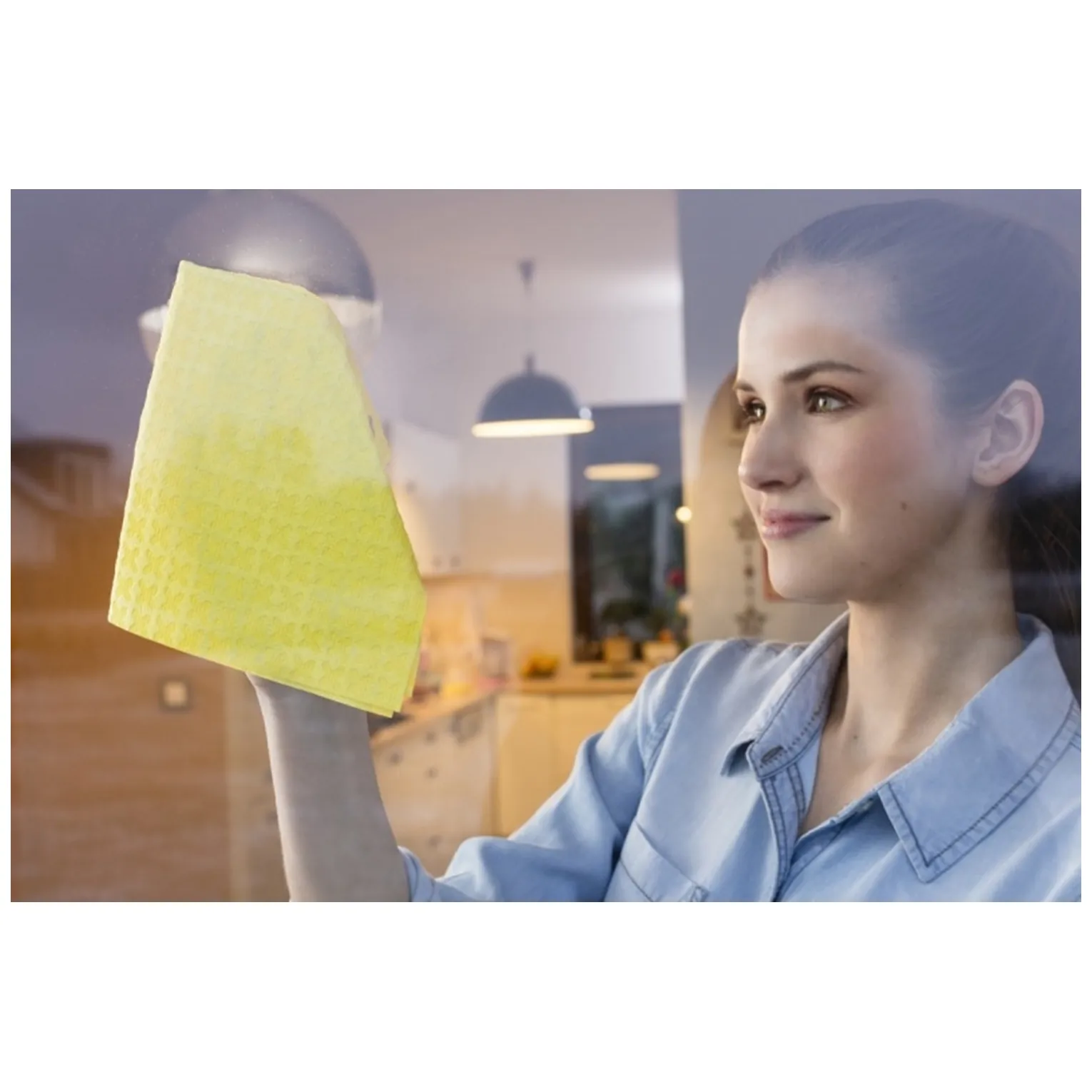 Ściereczka PVA Vileda Actifibre okienna - obrazek 4