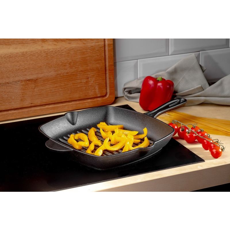 ŻELIWNA PATELNIA GRILLOWA 26cm 2656 - obrazek 2