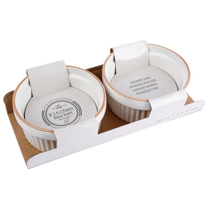 KOKILKI MISECZKI PORCELANOWE DO ZAPIEKANIA 9cm 2 szt. 259231 - obrazek 7