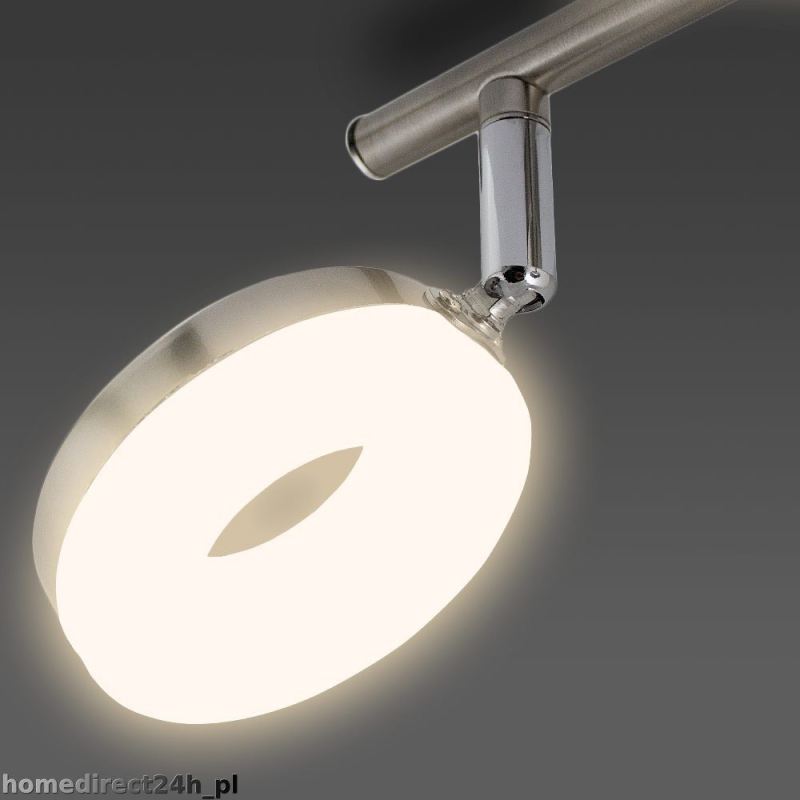 Lampa Sufitowa LED 4x LED RING 20W Stal Nierdzewna Klasa A+ Nowoczesna - obrazek 5