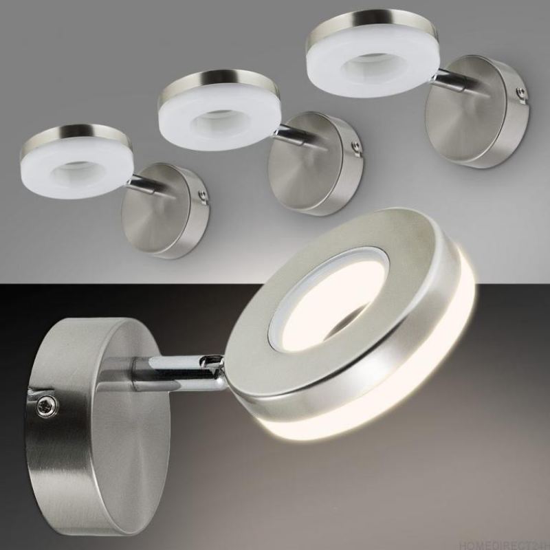 LAMPA ŚCIENNA LED RING 5W STAL NIERDZEWNA NOWOCZESNY DESIGN KLASA A+ - obrazek 2
