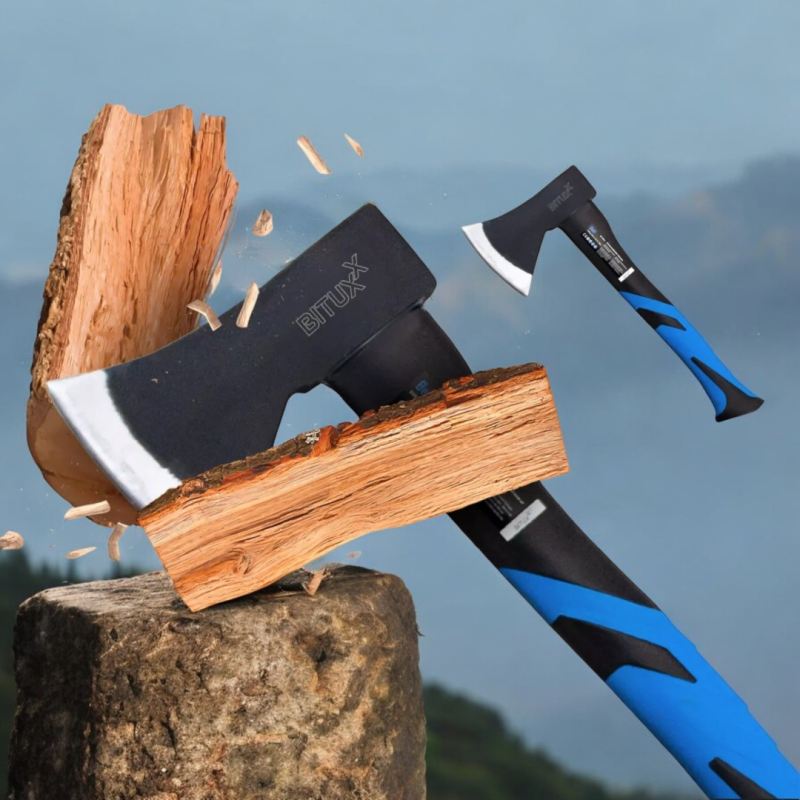 Siekiera Rozłupująca 900g Ergonomiczna Gumowana Rączka Wytrzymała - obrazek 2