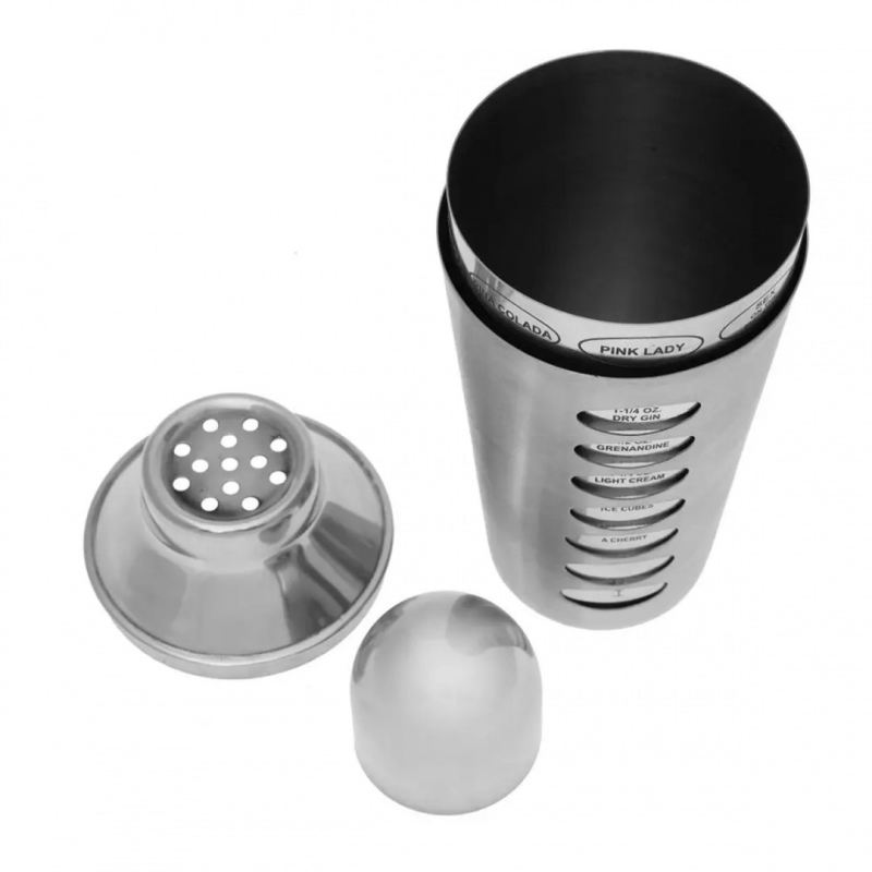 SHAKER BARMAŃSKI Z RECEPTURAMI 600ml KINGHOFF KH-1393 - obrazek 5