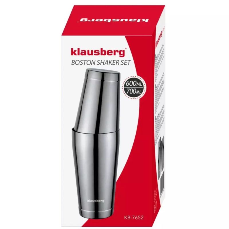 SHAKER BOSTOŃSKI DO KOKTAJLI KLAUSBERG KB-7652 700ml + 600ml - obrazek 7