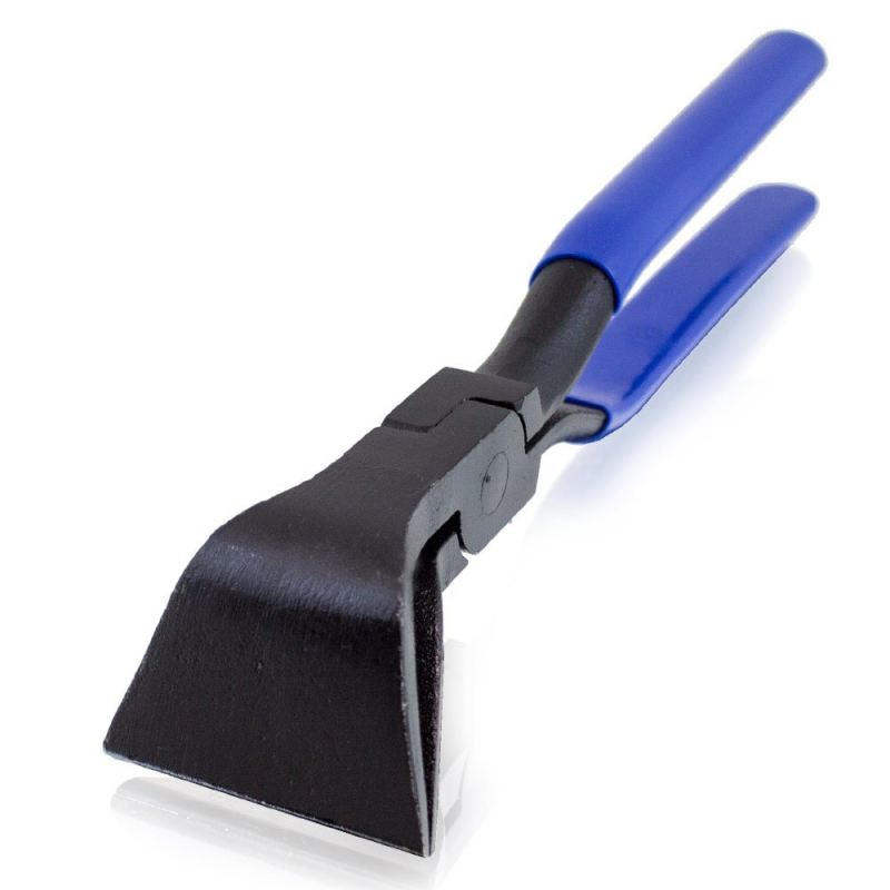 CĘGI DEKARSKIE 45° DO GIĘCIA BLACH 280 MM ERGONOMICZNE SZCZĘKI 60 MM - obrazek 2
